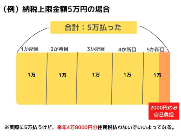 ふるさと納税自己負担